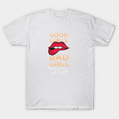 T Shirt Women Good Girls And Bad Girls Harajuku Print Kawaii Tshirt Summer Short Sleeve Female T-Shirt Top Tee