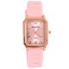 Exquisite Fashion Ladies Watch Rectangle Casual Silicone Strap Quartz Watch Schoolgirl Watch