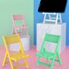 Foldable Phone Stand for Desk Chair Shape Cellphone Holder Portable Cellphone Cradle Desktop Dock Universal