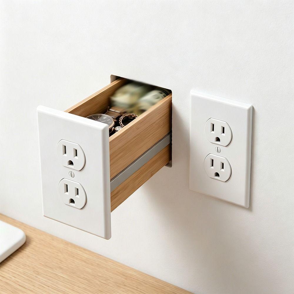 Recessed Design Recessed Hidden Storage Cabinet Embedded Secret Safe Cabinet Home Decoration