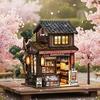 DIY Mini-Lebensmittelladen-Bausatz Mini-Puppenhaus Booknook Modellbau 3D Mini-Haus Bücherregal Dekor Geschenke für Erwachsene Familie Freunde