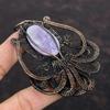 Lepidolite Pendant Copper Wire Wrapped Pendant Handmade Pendant Beautiful Octopus Jewelry Gemstone Pendant For Gift Copper Wire Wrap Jewelry