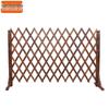 Zhonghuan Liana Carbonized Wooden Retractable Garden Fence