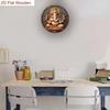 Metal Wall Art Ganesha Decor, Indian Hindu Religious Poster, Home Interior Gift