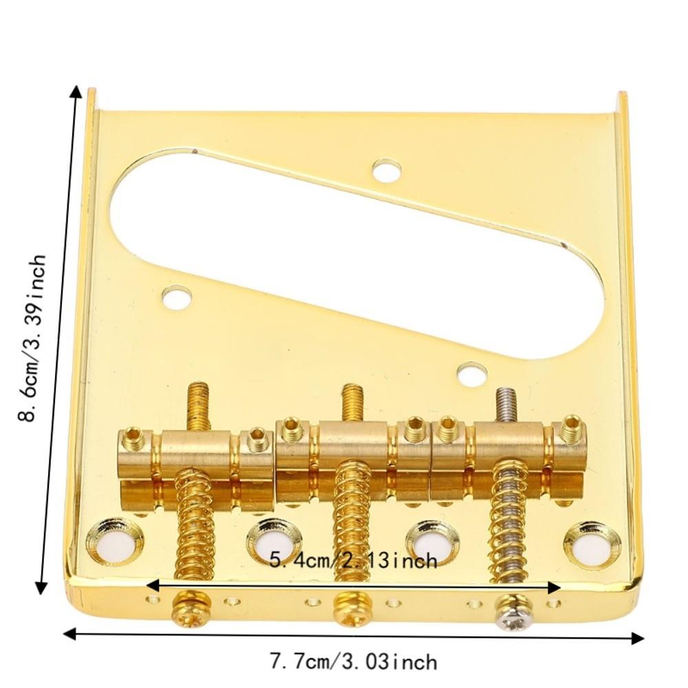 Metal Guitar Bridge Tailpiece 54mm Width Vintage Guitar Bridge Electric Guitar Parts