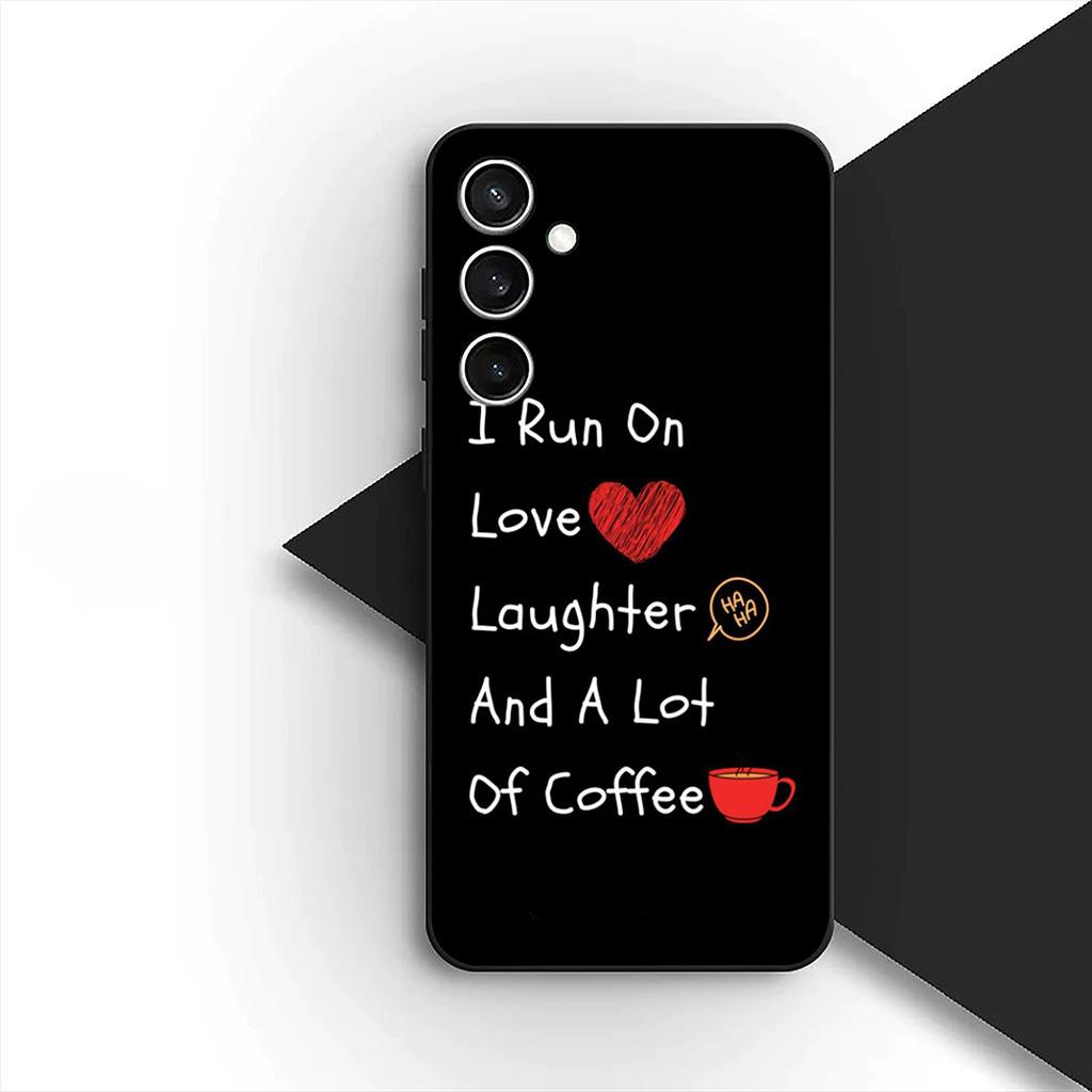 Cover for Samsung Galaxy S10 S8 S9 Plus A33 A34 A31 70 A71 A72 Note 20 9 8 S10E Casing Phone Case OK But First Coffee Book