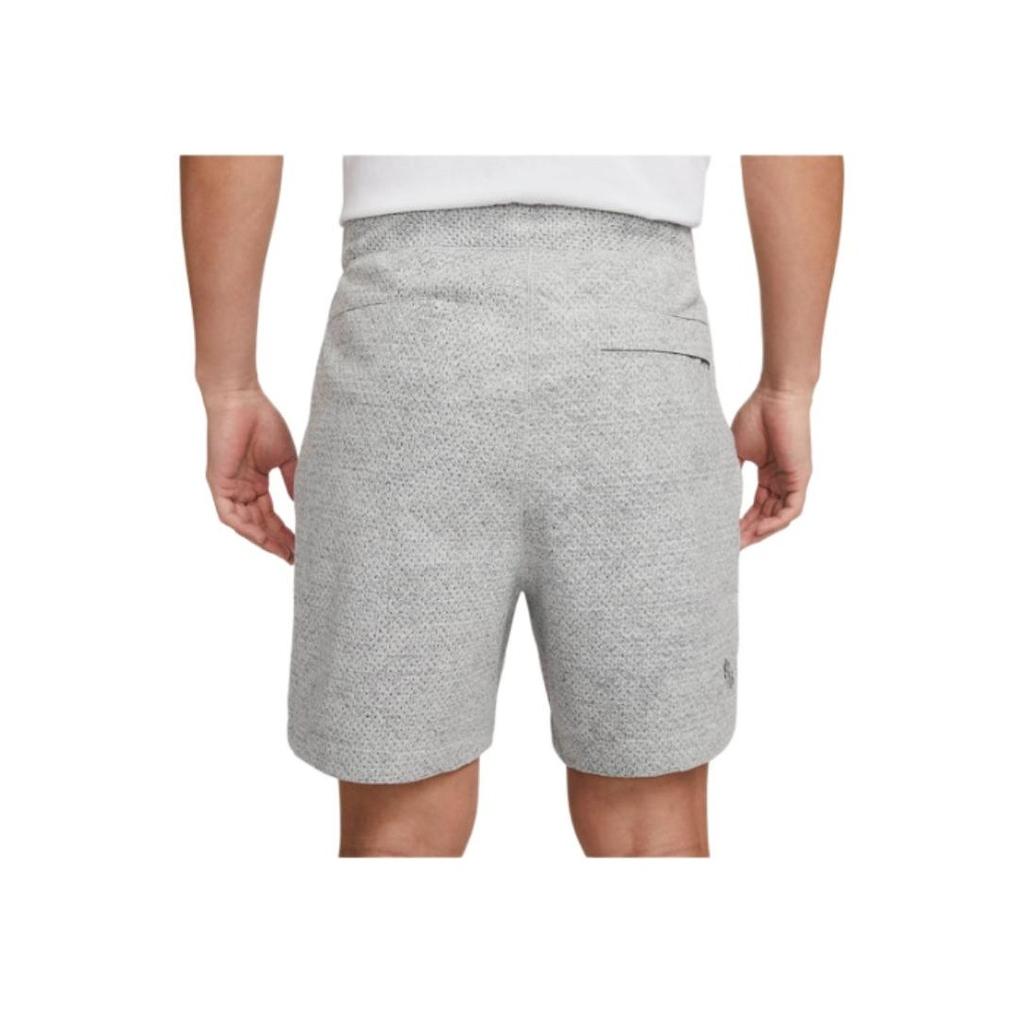 Nike Solid Color Logo Print Drawstring Shorts Men Bottoms Gray DX0202-077