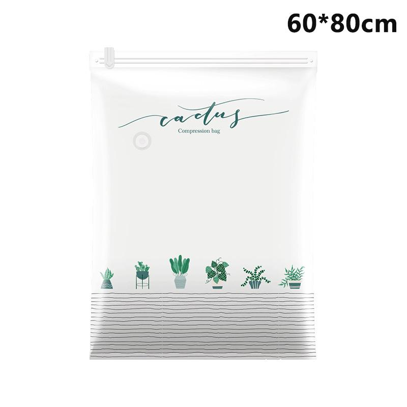 1 Piece Plastic Storage Bags Thickened Vacuum Bags For Storing Clothes Blankets Compression Empty Bag Covers Travel Packing Bag