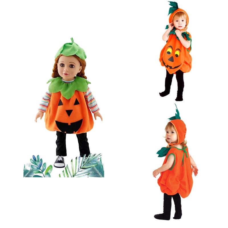 Cozy Comfortable Halloween Pumpkin Suit For Toddlers Children