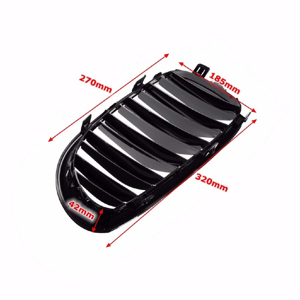 Black Car Front Sport Grill Kidney Grilles Grill For BMW 5 Series M5 E60/E61 2004 2005 2006 2007 2008 2009 2010 Gloss