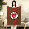 FC San Pauli Logo Print Flannel Blanket High Quality Warm Comfortable Cover for All Seasons Perfect for Gifts Home Decor