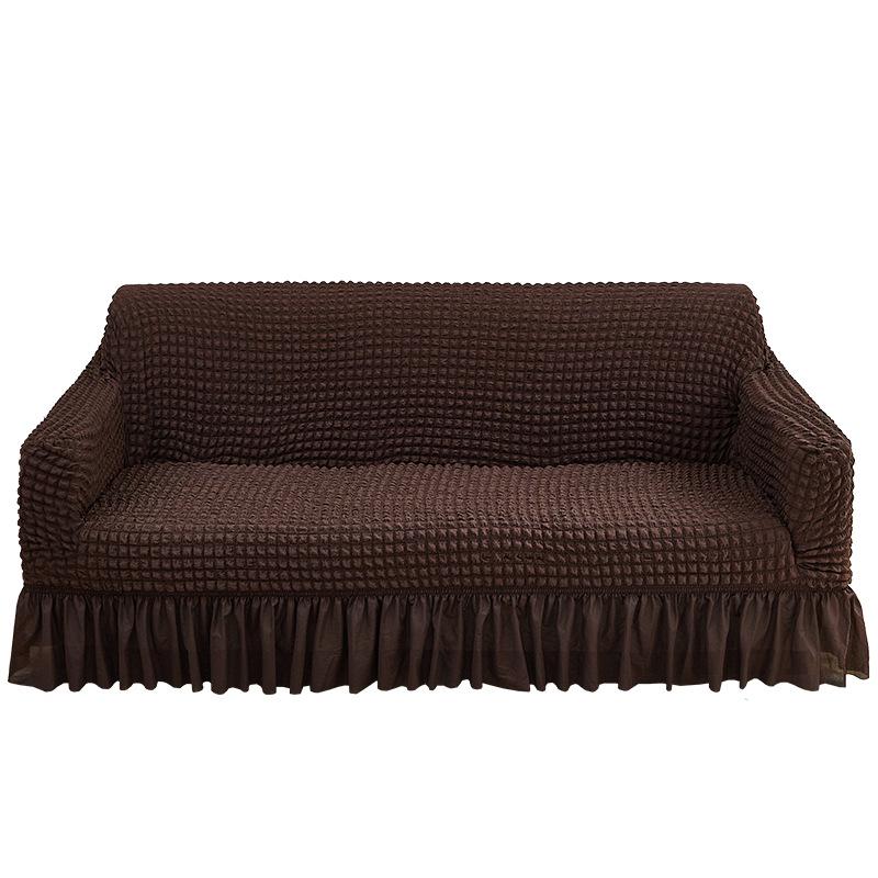 Light Luxury Seersucker Universal Sofa Cover Lazy High Elastic Sofa Cover All-Inclusive Anti-Cat Scratch Universal Non-Slip In All Seasons