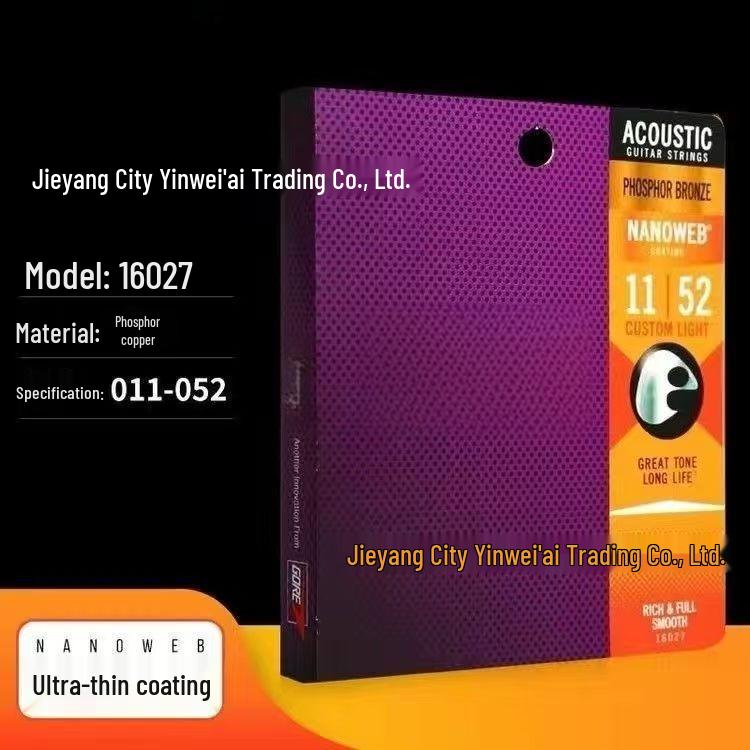 Yilikes Guitar Strings: Models 11002, 11027, 11052, 16002, 16027, 16052