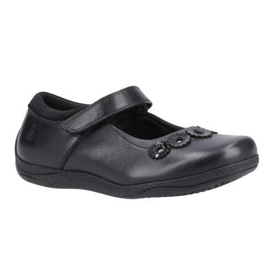 Girls Christina Leather School Shoes
