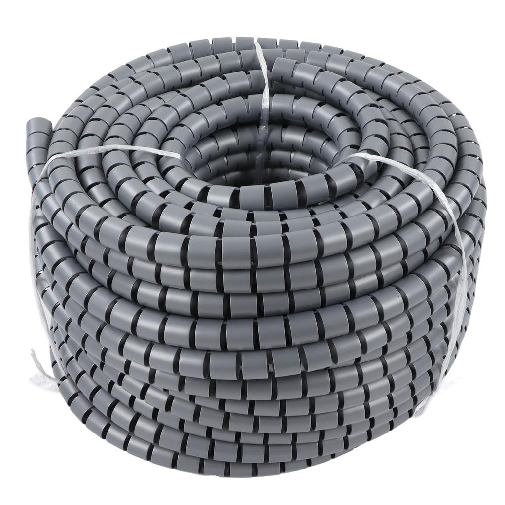 Spiral-Kabelbinder PE-Kabelschutz Flexible Drahtwickelhülse Schutzhülle für Haushaltsgeräte 22mm 0.87in DURCHMESSER 50m