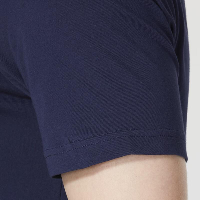 Puma Logo Print Short Sleeve T-Shirt Men Tops Blue 680276-06