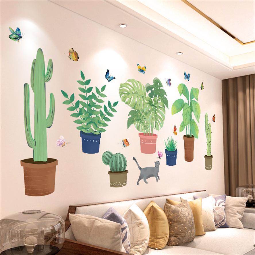 3D Butterfly Flower Colorful Wall Stickers Living Room Decor Bedroom Bathroom Bedside Wall Wallpaper Home Beautify Decoration
