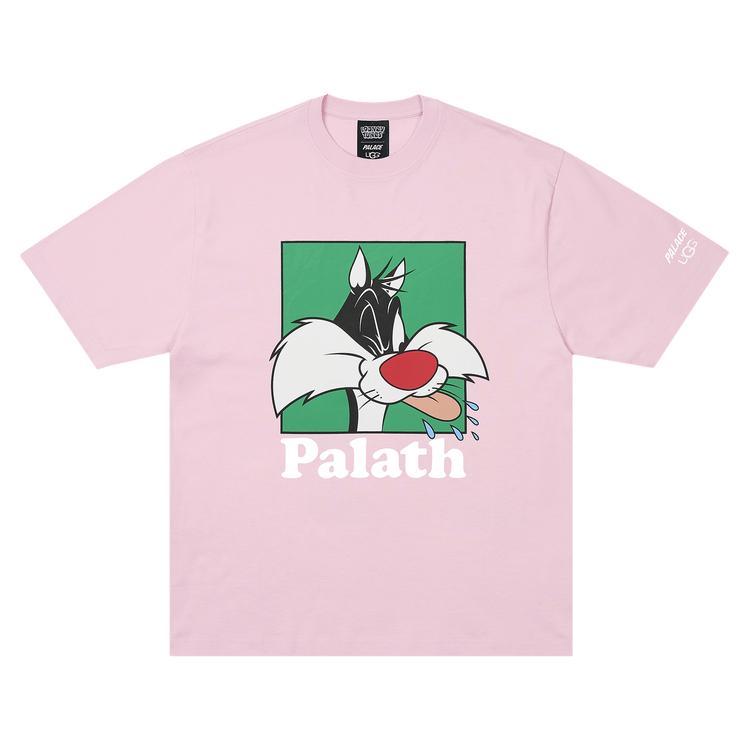 Palace X UGG Футболка Looney Tunes Розовая Унисекс Топы P29UGGTS004 M