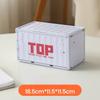 1pc Industrial Style Container Iron Tissue Box Storage Box, Creative Container Tissue Box for Home Living Room Simple Decoration, Holiday Gift