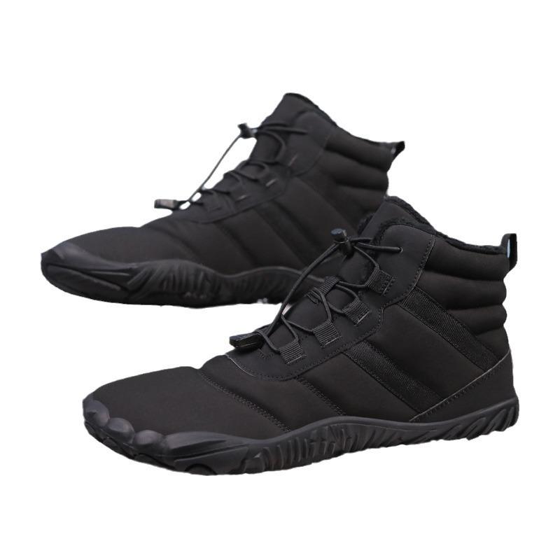 Pětiprsté venkovní bavlněné boty protiskluzové a odolné proti opotřebení párové turistické boty teplé vysoké vlněné boty pánské a dámské studené turistické boty