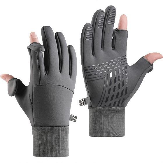 Men's Flip Winter Gloves Touchscreen Waterproof Polyester Windproof Cycling Fitness Mountaineering Outdoor Training Gloves