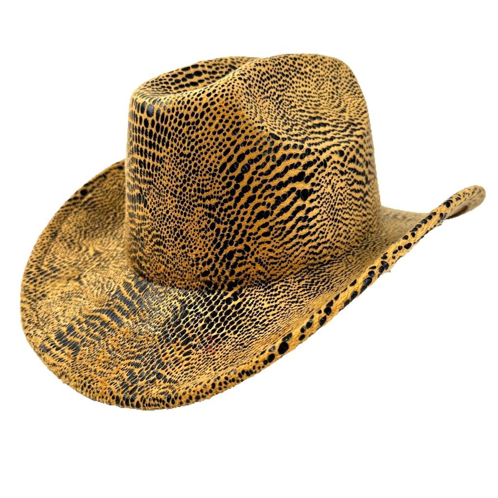 Retro American Western Cowboy Hat Men's and Women's Sunshade Sunscreen Big Eaves Jazz Hat European and American Versatile Top Hat