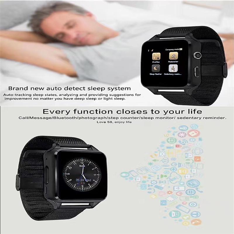 Buy X7 Bluetooth Smart Watch Wristwatch Support 2G SIM TF Card Men