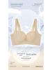 Women's Push-Up & Support Bra: Reduces Bust Appearance, Side Control, Adjustable Fit, Lace Floral Design, Comfortable Wide Straps