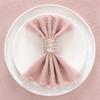 8 Pcs 16.5'' Cotton Linen Tassel Napkin Pink Party Decoration with Tassel Napkins  Table