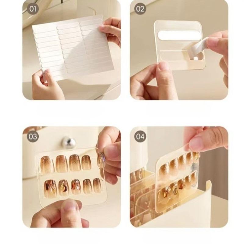 Wearing The Nail Art Jelly Tape, The Invisible Nano Double-sided Special Display Double-sided Tape Is Crystal Cute