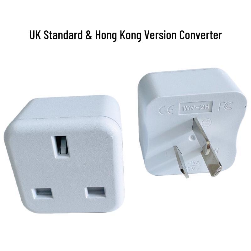Na skladě: Převodní zástrčka Čína do Velké Británie - Verze Hong Kong, 3-plochý kolíkový adaptér