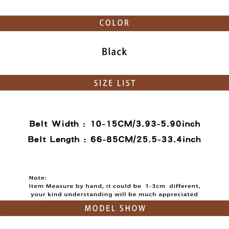 Ladies's Retro Pin Buckle Elastic Lace Corset Belts Cummerbunds Goth Punk Dress Corset Belt For Women On Shirt Dress Girdle Cors