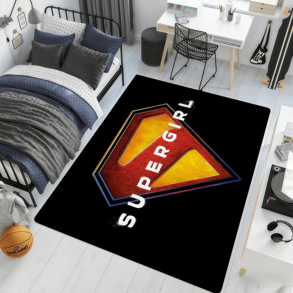movie cool art S-Supergirl ML hogar Bedside Rug Kitchen Bath Floor Mat Hallway Balcony Carpet Entrance Doormat Decor Home