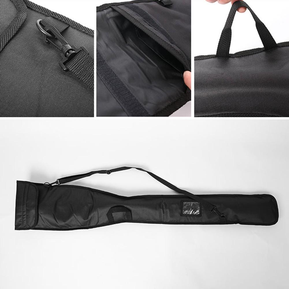 Sac à pagaies 130*26cm Bandoulière réglable Noir Bateau Peut stocker 2 pagaies