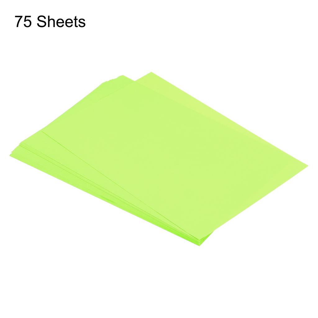 75/125 Sheets A4 Colored Print Copy Paper 8.5" x 11" Origami Paper Printer Paper 80gsm for Printing, Document Copying Art Craft