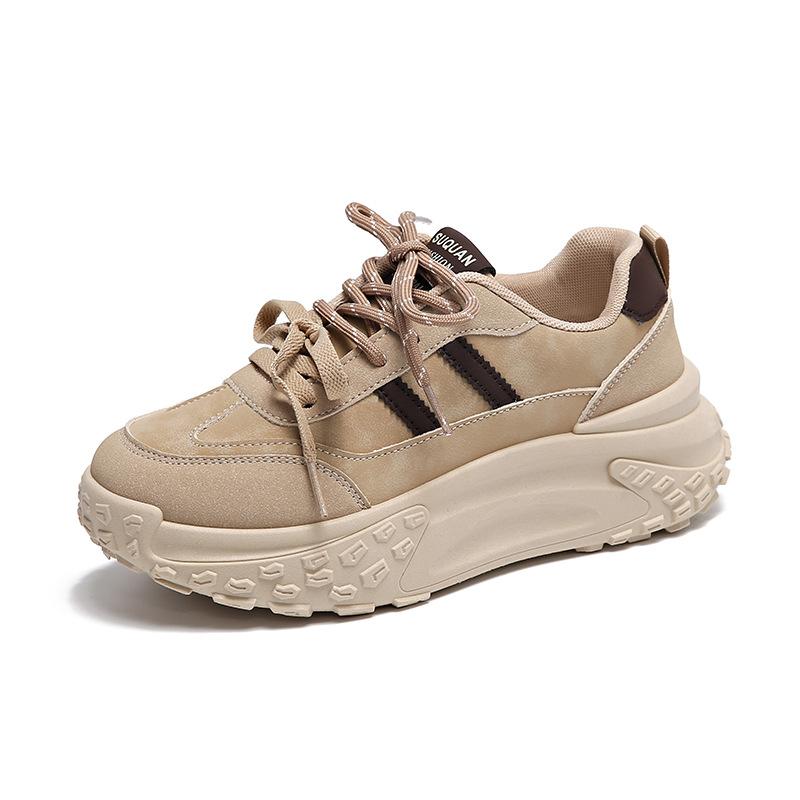 2025 little white shoes women's autumn new Korean version ins female students' leisure sports versatile board shoes street shot K6718