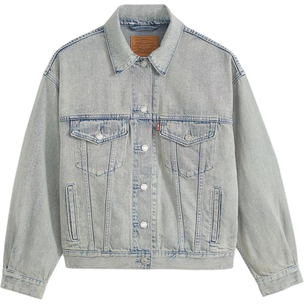 Levi's Women's Oversized Denim Jacket Light Blue A1743-0147