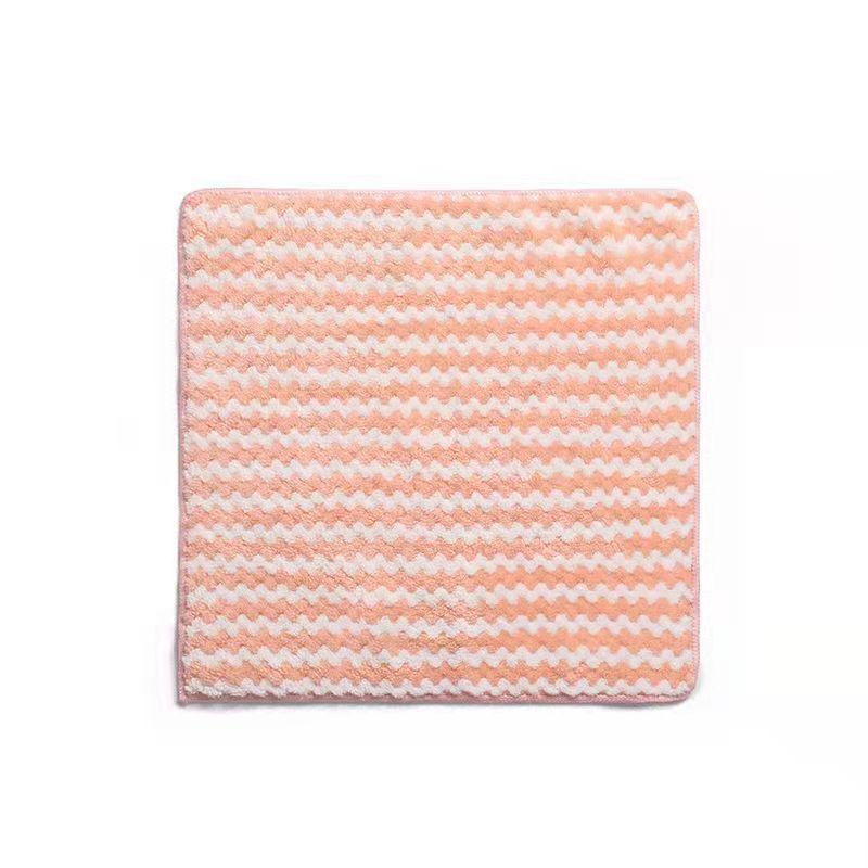 

Кухонные принадлежности Утолщенные впитывающие кухонные полотенца Бытовая уборка Не линяют Ткань для мытья посуды Бамбуковое волокно Тряпка 25*25 розовый