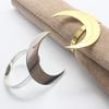 Custom Moon-shaped Napkin Rings Gold & Silver, Ideal for Ramadan, Weddings & Festivals, Table Decor & Eid Tableware