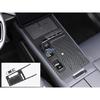 Car Rear Air Vent Outlet Gear Shift Lift Switch Panel Trim Carbon Fibre Interior For Geely Starray/Atlas Pro/Boyue L FX11  +