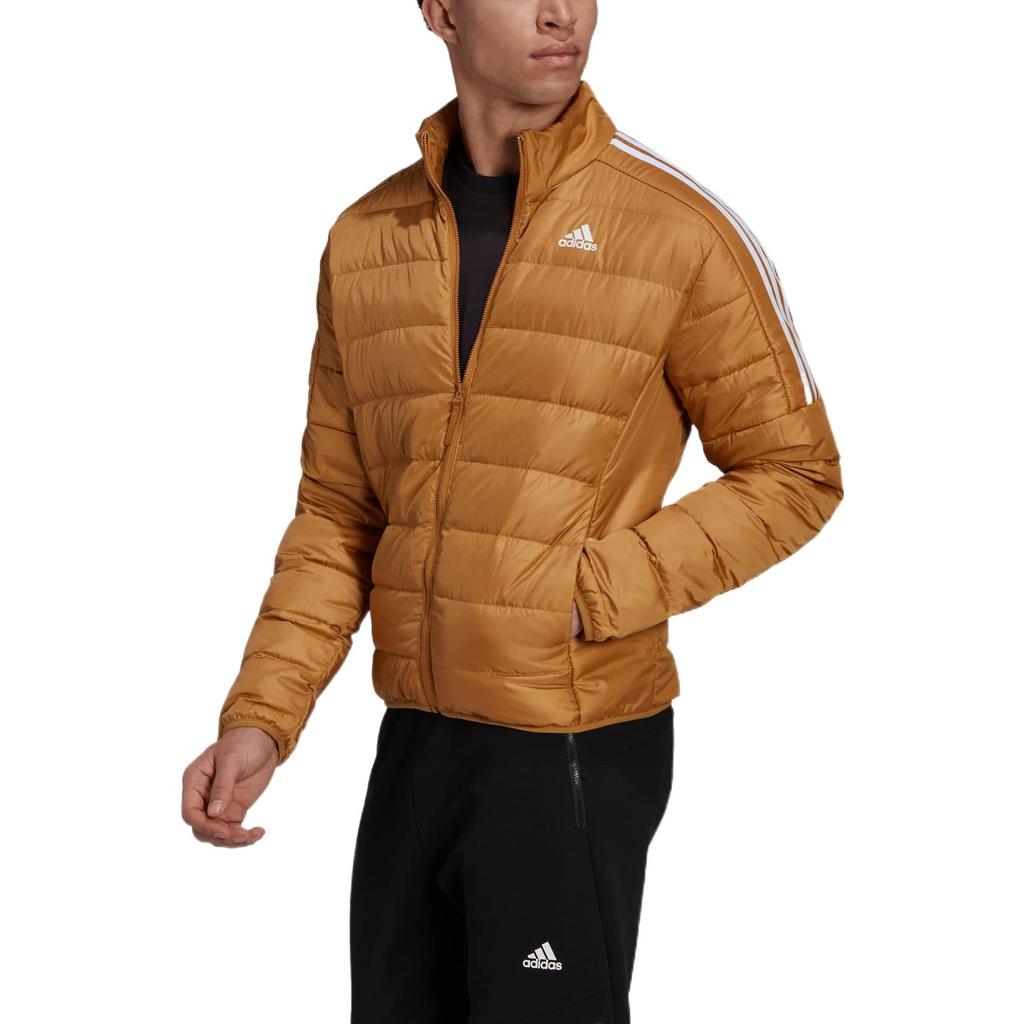 adidas Logómintás Csíkos Cipzáras Állógalléros Pehelykabát Férfi Felsőruházat Sárga HK4646