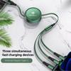 For Alfa Romeo Car Charger Head 3 In 1 Charging Data Cable USB Type-C Auto Accessorie For Alfa Romeo 4C 159 166 Spider Giulia 15