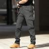 Men's Cargo Pants, Outdoor Working Hiking, Wear-resistant Work Pants With Zipper And Multi-pocket