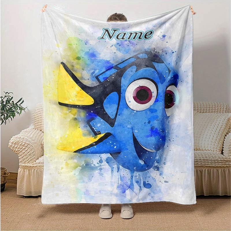 Custom 1pc Ocean Adventure Nemo Blanket, Soft And Comfortable Blanket, Casual Warm, Camping Travel Blanket, Birthday Gift Q910147