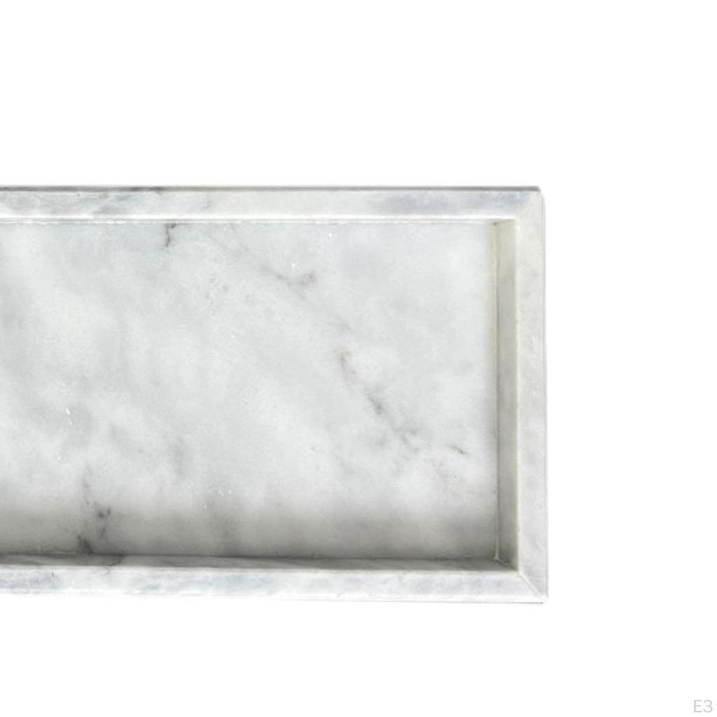 Elegant Marble Serving Tray for Bathroom and Coffee Shop Use