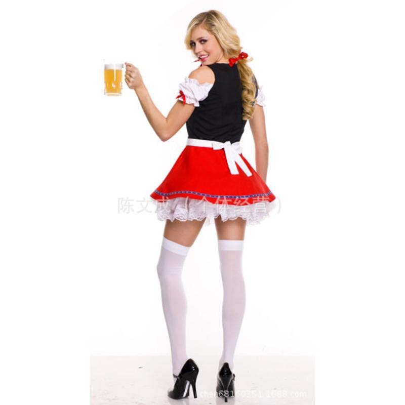 Oktoberfest female acting costumes, maid game uniforms, nightclub costumes, sex costumes/beer girls