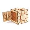 DIY Coin Bank 3D Wooden Model Locker Kit Safe Box DIY Coin Bank Mechanical Puzzle  Toy for Children