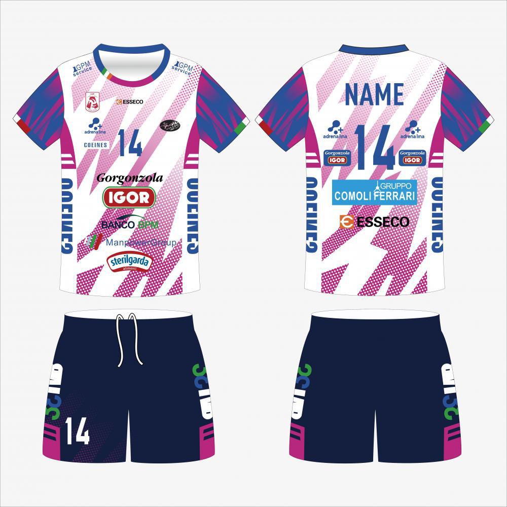 

Volleyball Clothing Short-Sleeved Suit Men S And Women S Sports Tennis Clothing Handball Clothing Fabric 5XS--8XL