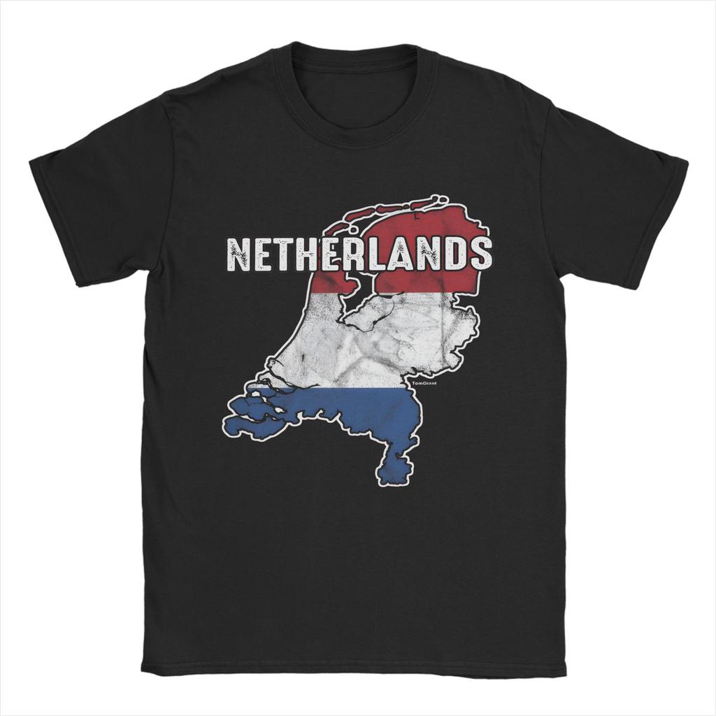 Amsterdam Flag Cotton T Shirt For Unisex Summer Vintage T Shirts Hip Hop Tee Shirt Oversized Hot Sale Clothing