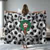 Morocco National Football Team Logo Wall Tapestry Aesthetic Wall Hanging Printed Fabric Blanket Decorative Tapestries for Bedroom Living Room Home Dec